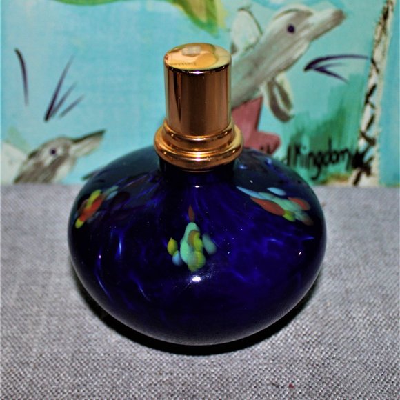 NWOB BEAUTIFUL BLUE GLASS OIL BURNER/DIFUSSER. - Picture 5 of 8